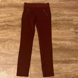 Women’s Leggings By Marilyn Monroe Maroon Size M Wide Elastic Waistband